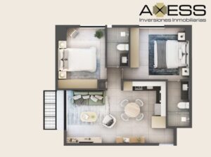 Departamento e venta, Modelo B, Residencial Granja XELOZIA, Guadalajara, Jalisco