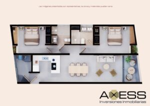 Departamento en venta, Erenia; Cancún, Quintana Roo