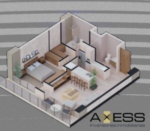 Departamentos en venta, Baalá Condos & Shopping; Cancún, Quintana Roo