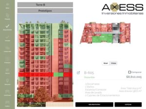 Departamentos en venta, Torre B 605, Lomas Verdes; Santa Cruz Acatlán, Naucalpan, EdoMEx