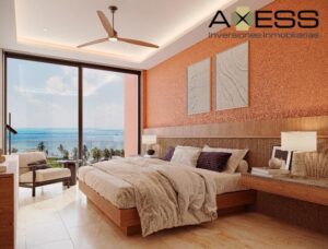 Departamento en venta, Mistral, Modelo Ola; Costa mujeres, Quintana Roo