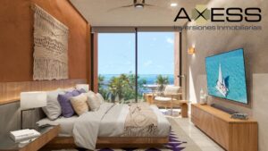 Departamento en venta, Mistral, Modelo Ola; Costa mujeres, Quintana Roo