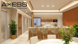 Departamento en venta, Mistral, Modelo Ola; Costa mujeres, Quintana Roo