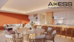 Departamento en venta, Mistral, Modelo Ola; Costa mujeres, Quintana Roo