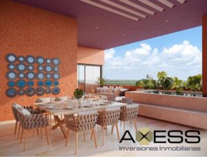Departamento en venta, Mistral, Modelo Ola; Costa mujeres, Quintana Roo