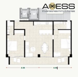 Departamento en venta, Nader, Modelo Condesa; Cancún, Quintana Roo