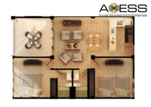 Departamento en venta, The Village; Playa del Carmen, Quintana Roo